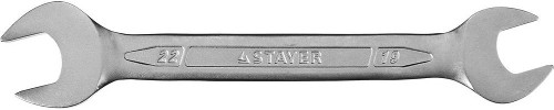 STAYER 19 x 22 мм, рожковый гаечный ключ, Professional (27035-19-22)