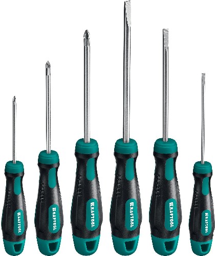 KRAFTOOL Х-Drive-6, 6 шт, набор отверток (250081-H6)