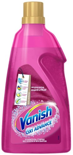 Пятновыводитель VANISH Oxi Advance Мультисила для цветных тканей 1,5л гель