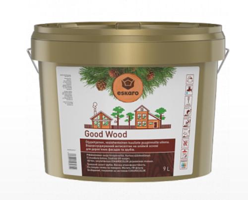 Eskaro Антисептик на водной основе для деревянных фасадов "Eskaro Good Wood", 9л