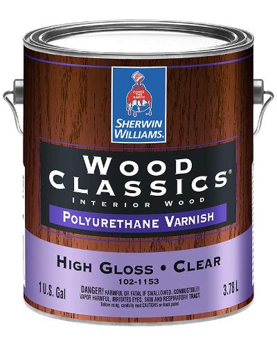 Sherwin Williams Wood Classics Polyurethane Varnish Лак на полиуретановой основе, глянцевый, 3,78 л