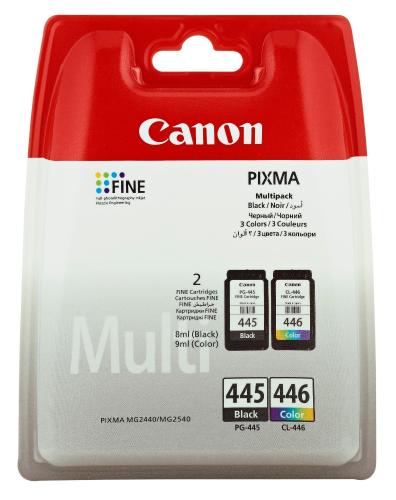 Картридж струйный Canon PG-445/CL-446(8283B004) чер./цв. дляMG2440(2шт/уп)