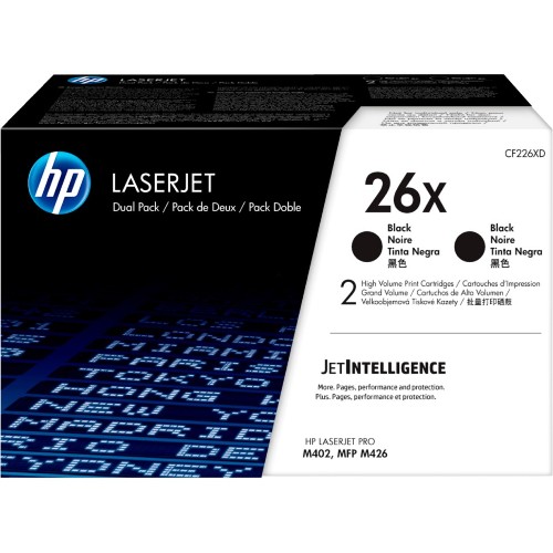 Тонер-картридж набор из 2 шт HP CF226XD