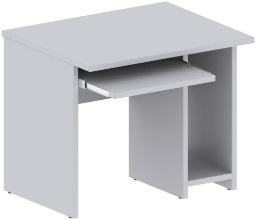 стол письменный офисный серый