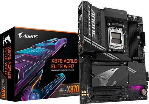 Материнская плата Gigabyte X870 Aorus ELITE WIFI7 (AM5, ATX)