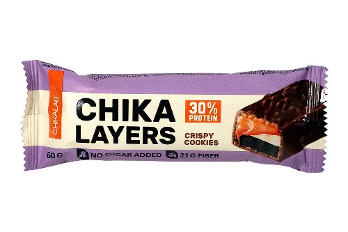 Батончик протеиновый Chikalab Chika Layers Хрустящее печенье 60 г