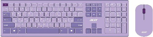 Беспроводной комплект клавиатура+мышь Acer OCC205 фиолетовый/фиолетовый (zl.accee.00d)