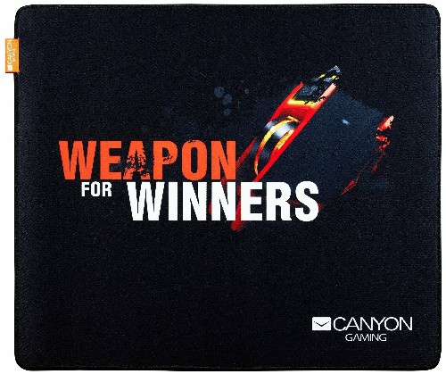 Коврик игровой для мыши Canyon CND-CMP5 35х25 см, черный