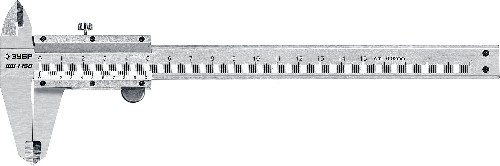 ЗУБР ШЦ-1-150, 150 мм, стальной штангенциркуль, Профессионал (34514-150)