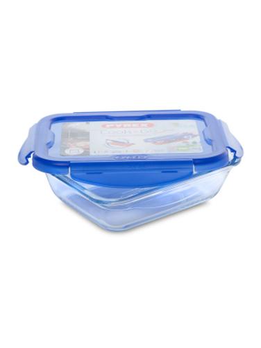 Форма для запекания и выпечки с крышкой 281PG00ST COOK&GO 0.8л 20х15см прямоугольная