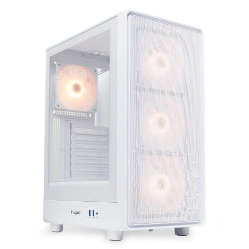 Корпус без блока питания HSPD M510-TGWH-ARGB