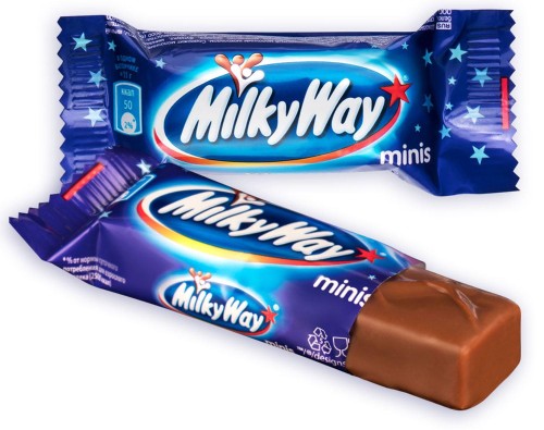 Шоколадный батончик Milky Way миниc, 1кг