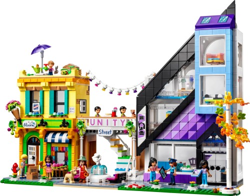 Конструктор Lego Friends Магазины цветов и дизайна в центре (41732)