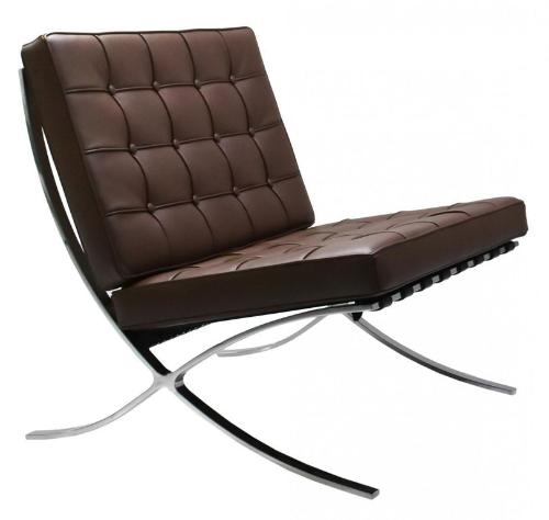 Кресло BARCELONA CHAIR (коричневый)