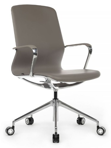 Кресло Riva Design Bond FK007-B11-P серый экокожа (NX-9711)