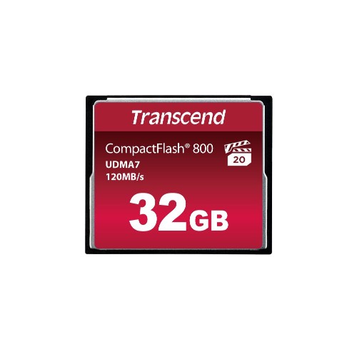 Карта памяти Transcend CompactFlash 800 32Gb UDMA7, TS32GCF800