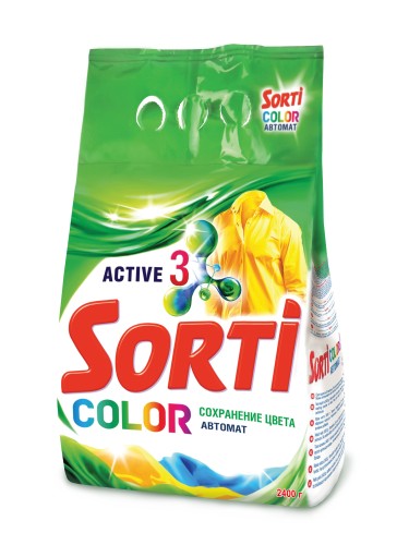 Порошок стиральный Sorti автомат Color 2,4 кг