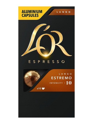 Кофе в капсулах L'OR Espresso Lungo Estremo,10шт/уп