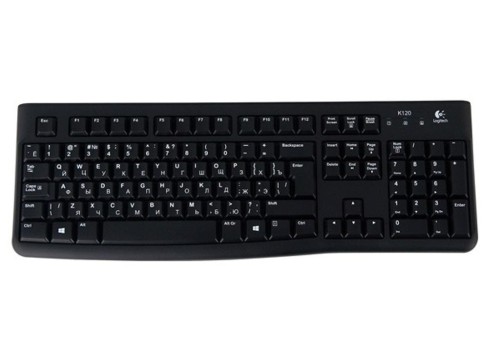 Клавиатура Logitech Keyboard K120 For Business Black USB (920-002522)