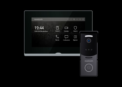 Novicam IMPULSE 7 IP WIFI KIT BLACK комплект из IP-видеодомофона и IP-вызывной панели Версия: 4648