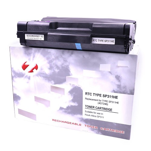 Тонер картридж 7Q SP311HE (407246) для Ricoh Aficio SP 311 (Чёрный, 3500 стр.)