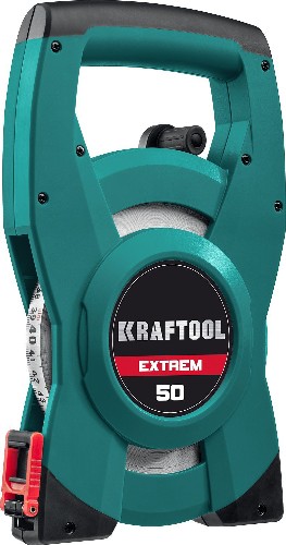 KRAFTOOL 50 м, геодезическая стальная мерная лента (34185-50)