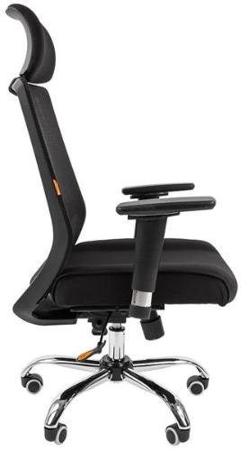 Офисное кресло Chairman 555 LUX TW черный 7062965