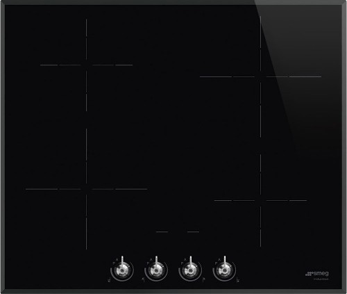 Встраиваемые индукционные панели Smeg Classica SI364BM