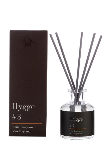 Аромадиффузор с палочками Hygge #3 Табак и Бергамот 50 мл АР 100-016