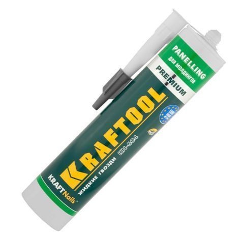 Клей монтажный KN-604, для молдингов, панелей, 310мл, KRAFTOOL 41349_z01 Клей монтажный KN-604, для молдингов, панелей, 310мл, KRAFTOOL 41349_z01