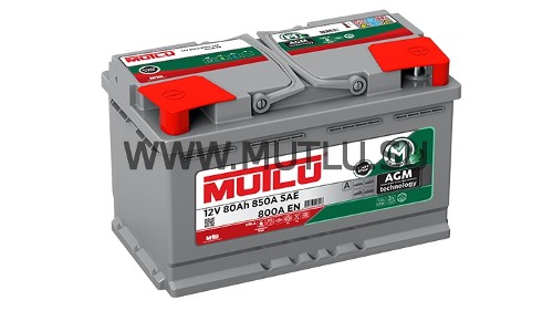Аккумулятор Mutlu AGM.L4.80.080.A AGM Start-Stop