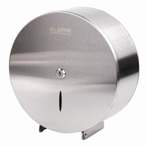 Диспенсер для туалетной бумаги LAIMA PROFESSIONAL INOX, 605698 (Система T2) малый, нержавеющая сталь, матовый