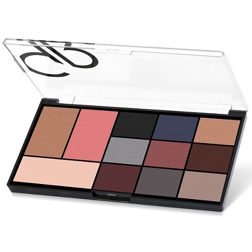 Набор для макияжа Golden Rose City Style Face & Eye Palette - 002 Smokey