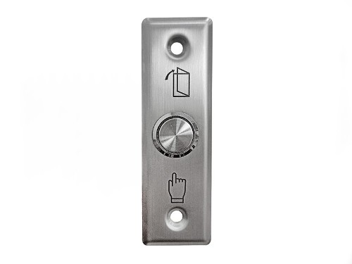 Кнопка Optimus &quot;Выход&quot; врезная - NO/NC (металл)