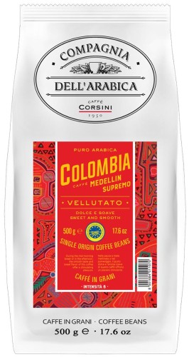 Кофе COMPAGNIA DELL`ARABICA Puro Arabica Colombia Medellin Suprem зер 500г