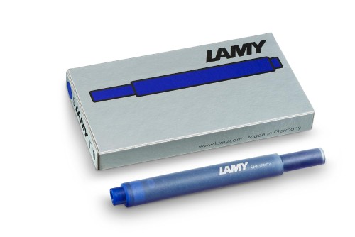 Картридж чернильный для перьевой ручки  LAMY T10, Синий, 5 шт./уп., 1602077