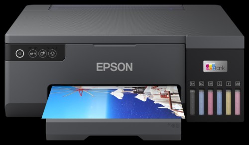 Принтер цветной струйный Epson L8050, A4, Wi-Fi, черный (C11CK37405 / C11CK37506) C11CK37403