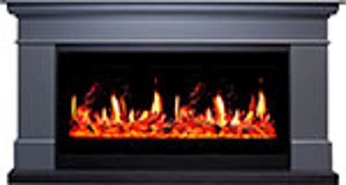 Камин Royal Flame California с очагом 5D V-ART 40, Graphite Grey