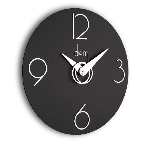 Часы настенные Diem, диаметр 40/черный Часы настенные Diem, диаметр 40/черный