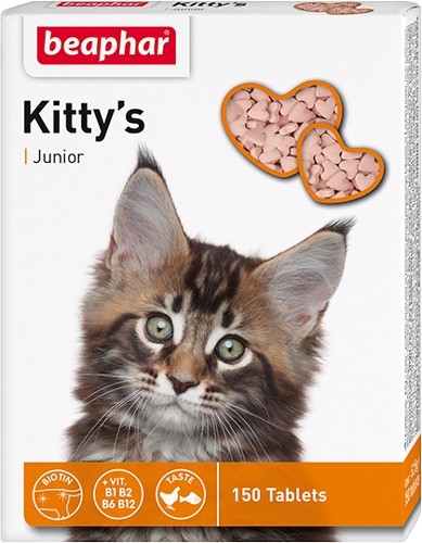 Беафар 12508 Kitty's Junior Витамины д/котят 150таб