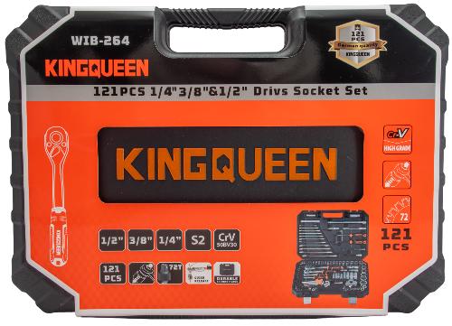 Набор инструментов KINGQUEEN 121 пред, 72 зуба WIB-264