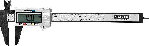 STAYER 150 мм, электронный штангенциркуль (34411-150)