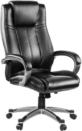 Кресло BN_Dp_Руководителя EChair-604 RT рецикл.кожа черная,