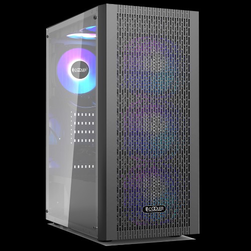Корпус без блока питания PcCooler MA100 MESH BK