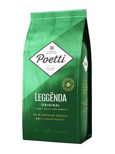 Кофе Poetti Leggenda Original в зернах, 1кг