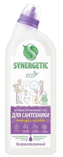 Средство для сантехники Synergetic Лаванда и шалфей 0,7л