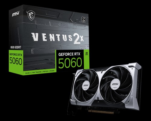 Видеокарта MSI GeForce RTX 5060 8G VENTUS 2X