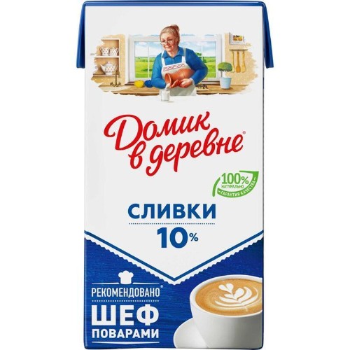 Сливки Домик в деревне 10% 480г