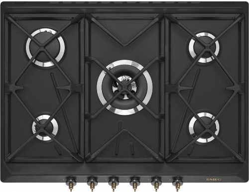 Встраиваемая газовая панель Smeg Smeg Coloniale SRV876AOGH Встраиваемая газовая панель Smeg Smeg Coloniale SRV876AOGH