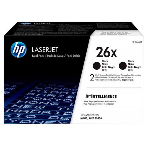 CF226XD HP 26X Black 2-pack LJ Toner Cartridge